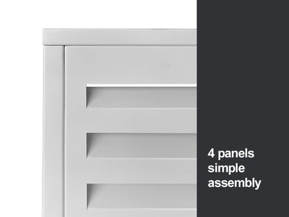 2mm Thickness Aluminum Heat Pump Cover- White -Medium