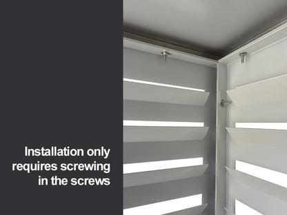 2mm Thickness Aluminum Heat Pump Cover- White -Medium