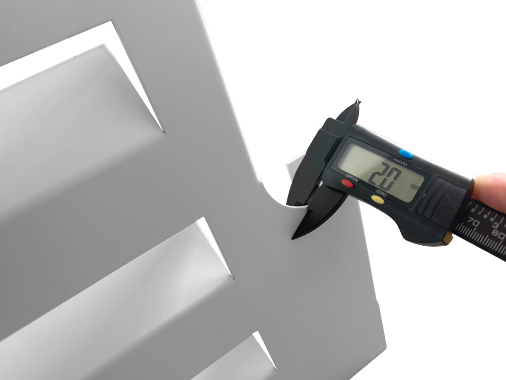 2mm Thickness Aluminum Heat Pump Cover- White -Medium