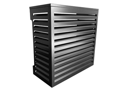2mm Thickness Aluminum Heat Pump Cover- Black -Medium