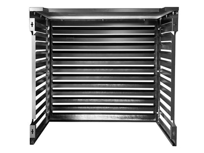 2mm Thickness Aluminum Heat Pump Cover- Black -Medium