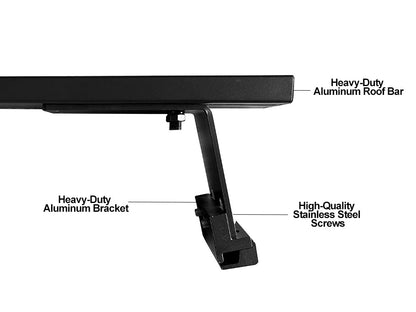 Toyota Hiace Gutter Mount 3 Bar Roof Rack Kit