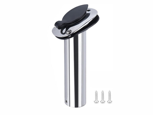 Stainless Steel 30 Degree Flush Mount Fishing Rod Holder