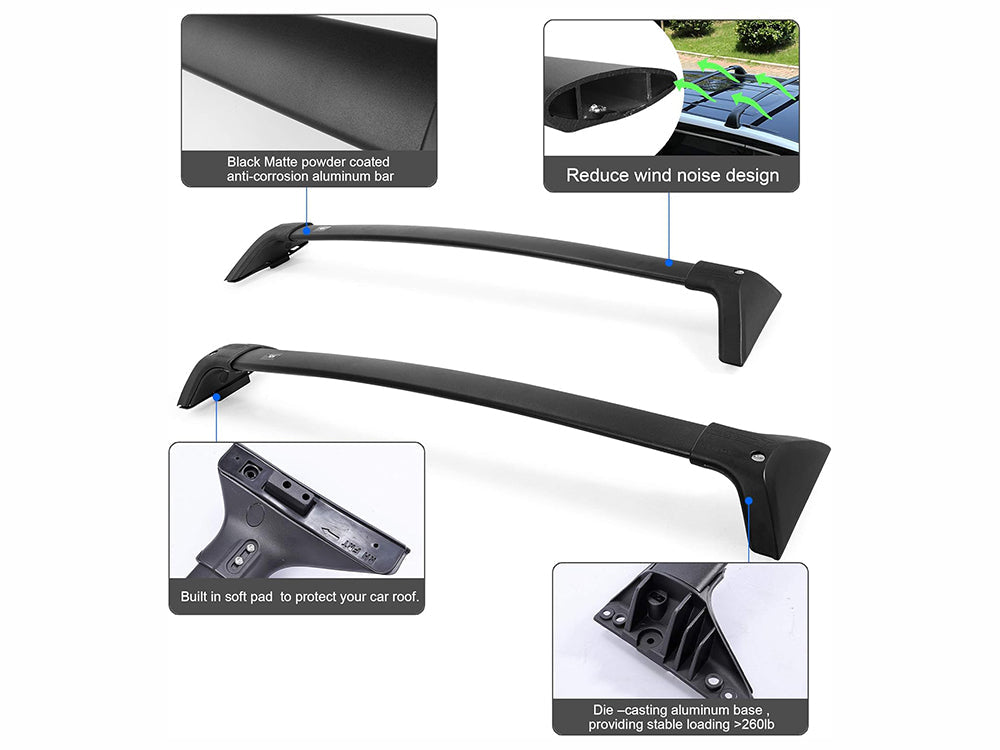 Roof Rack Cross Bars for Toyota RAV4 2019-2025