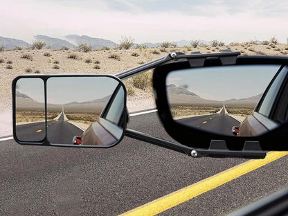 2PCS Adjustable Blind Spot Rear View Mirrors