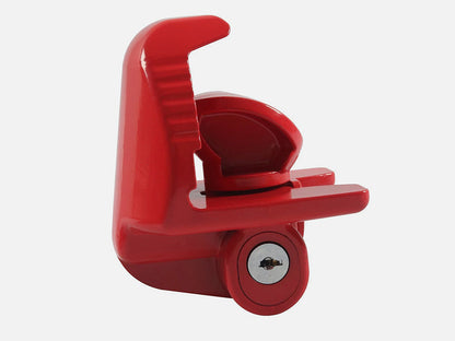 Universal Trailer Hitch Coupler Lock - Red