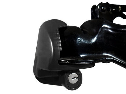 Universal Trailer Hitch Coupler Lock - Black