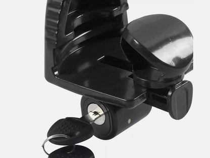 Universal Trailer Hitch Coupler Lock - Black