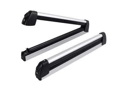 Snowboard Ski Top Roof Rack Carrier-Silver