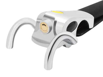 Steering wheel lock- Black & Silver