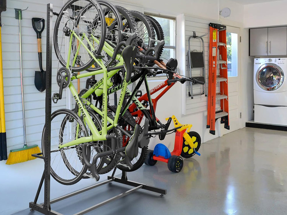 Freestanding Bike Storage Rack for Garage