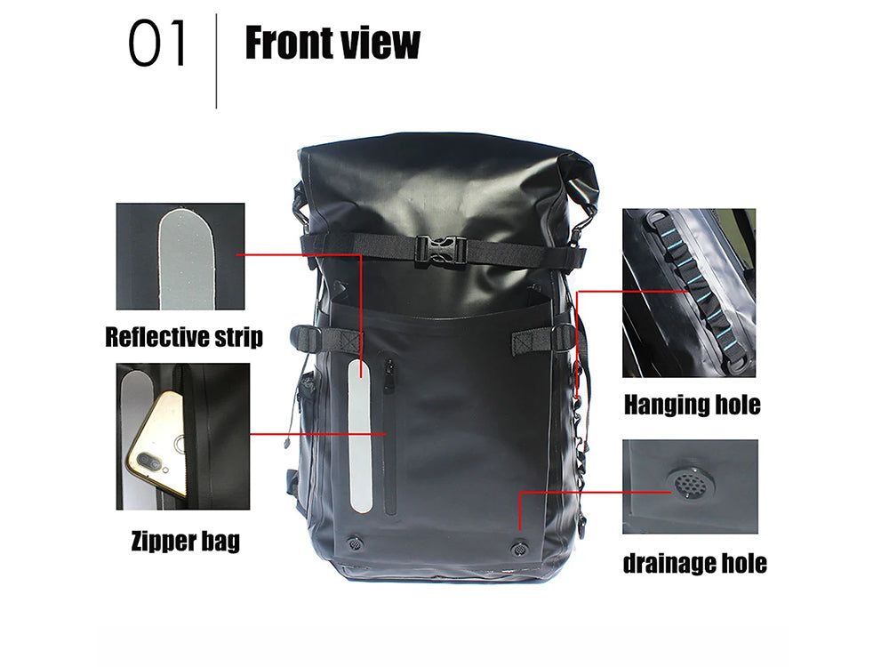 30L Sport Waterproof Dry Bag Backpack / Diving bag