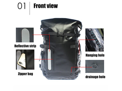 30L Sport Waterproof Dry Bag Backpack / Diving bag