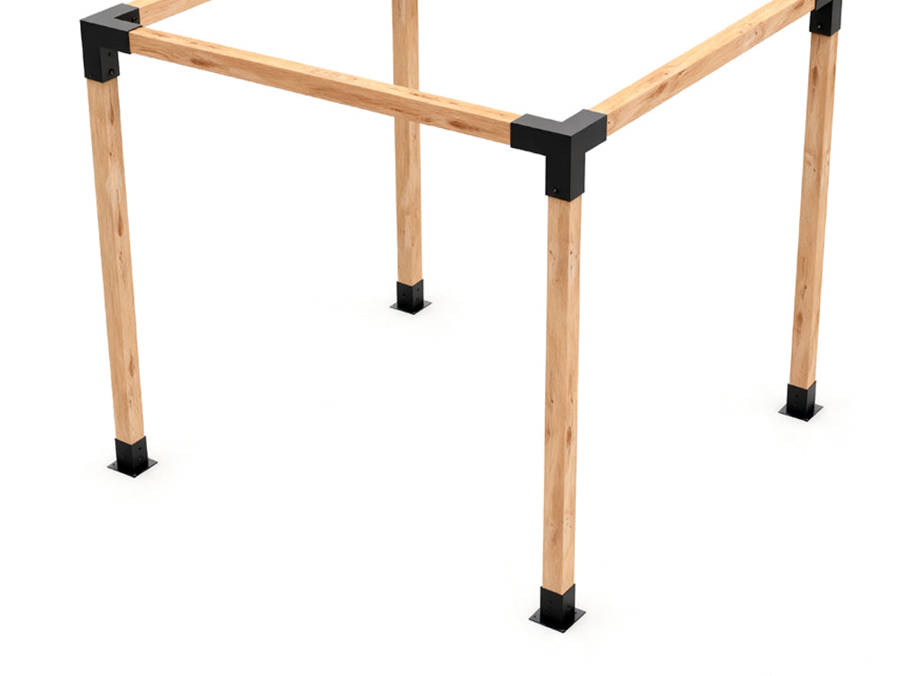 OUTPRO Aluminum Single Pergola Base Kit