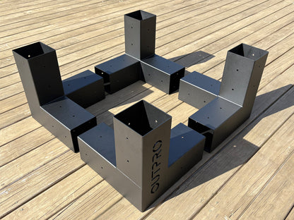 OUTPRO Aluminum Single Pergola Corner bracket Kit