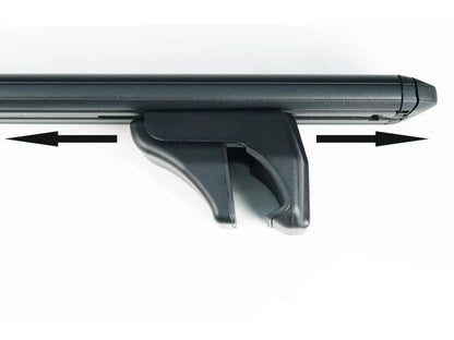 BlackRack Roof rack cross bars for raised side rails