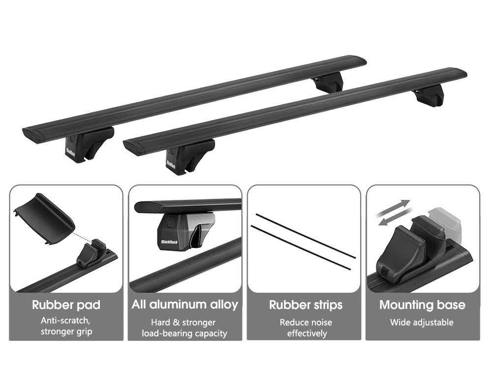 BlackRack Roof rack cross bars for BYD Shark
