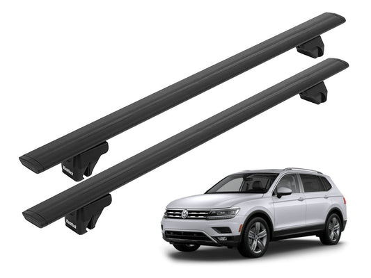 BlackRack Roof rack cross bars for Volkswagen Tiguan 2008-2026, T-Roc 2019-2026