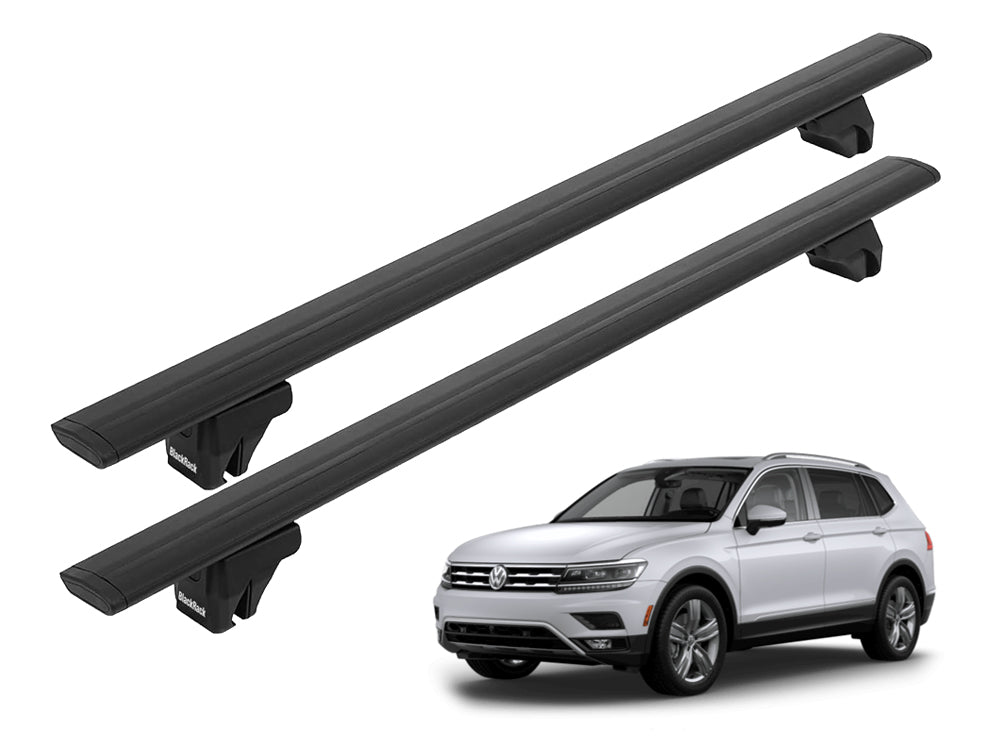 BlackRack Roof rack cross bars for Volkswagen Tiguan 2008-2026, T-Roc 2019-2026