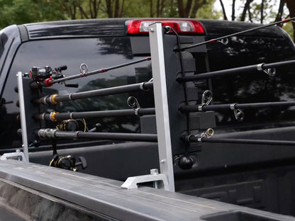 Aluminum Fishing Rod Holder for Truck Bed – Holds 4 Rods
