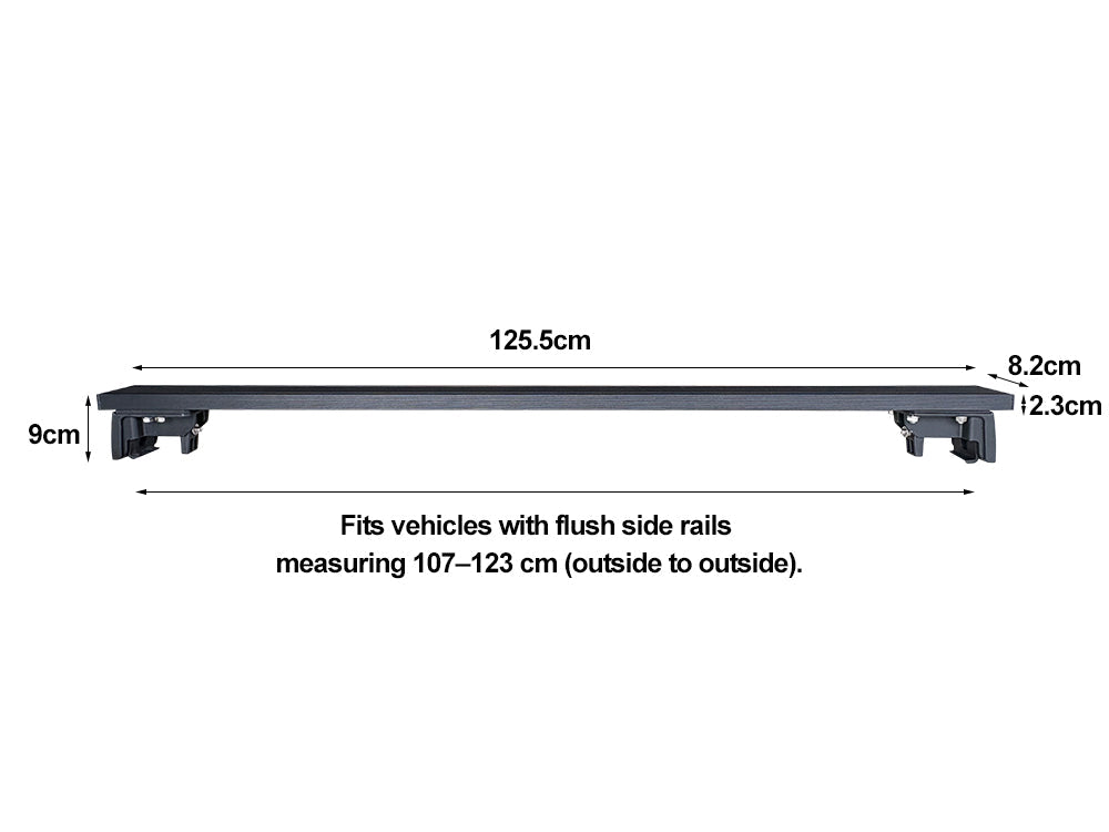 Roof Rack Cross Bars For Vehicles with Flush Rails