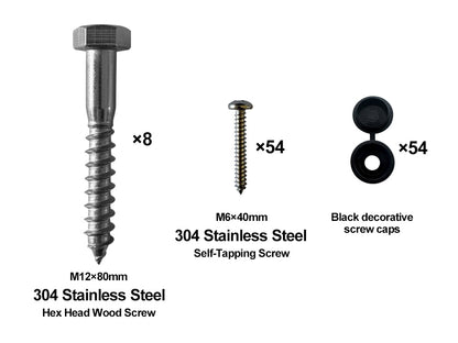 4-Way Pergola Bracket DIY Kit fit 90 x 90mm timber