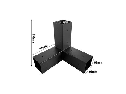 Single Pergola Brackets DIY Kit fit 90 x 90mm timber