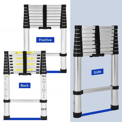Telescopic Ladder 2.6m Portable Extension Ladder