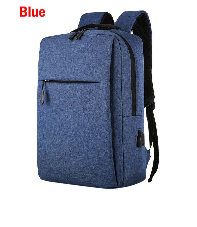 Anti - theft Laptop Backpack Blue 28cm - The Shopsite