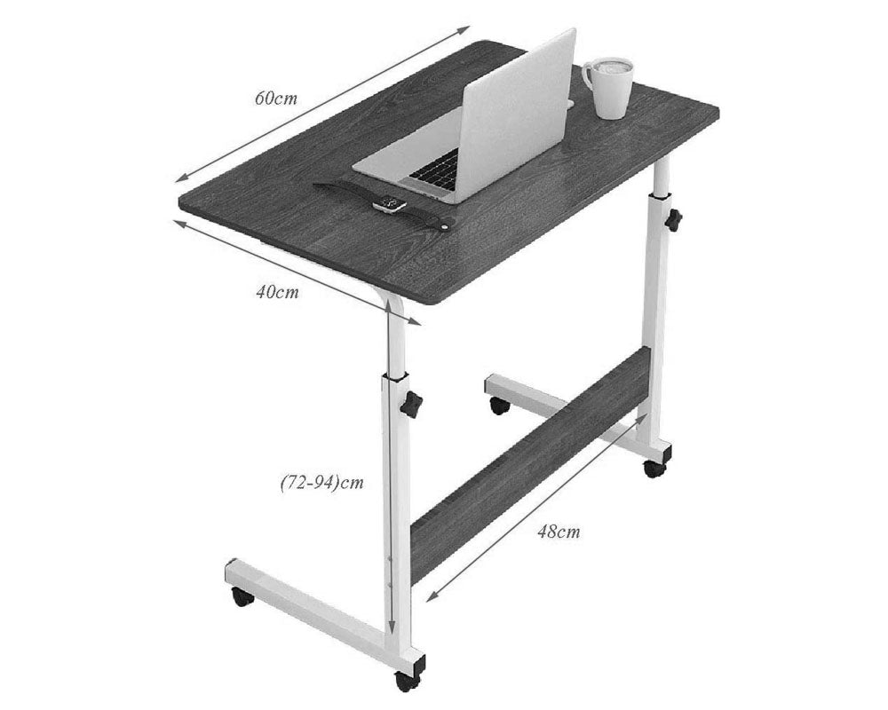 Height Adjustable Laptop Desk Stand Brown - The Shopsite