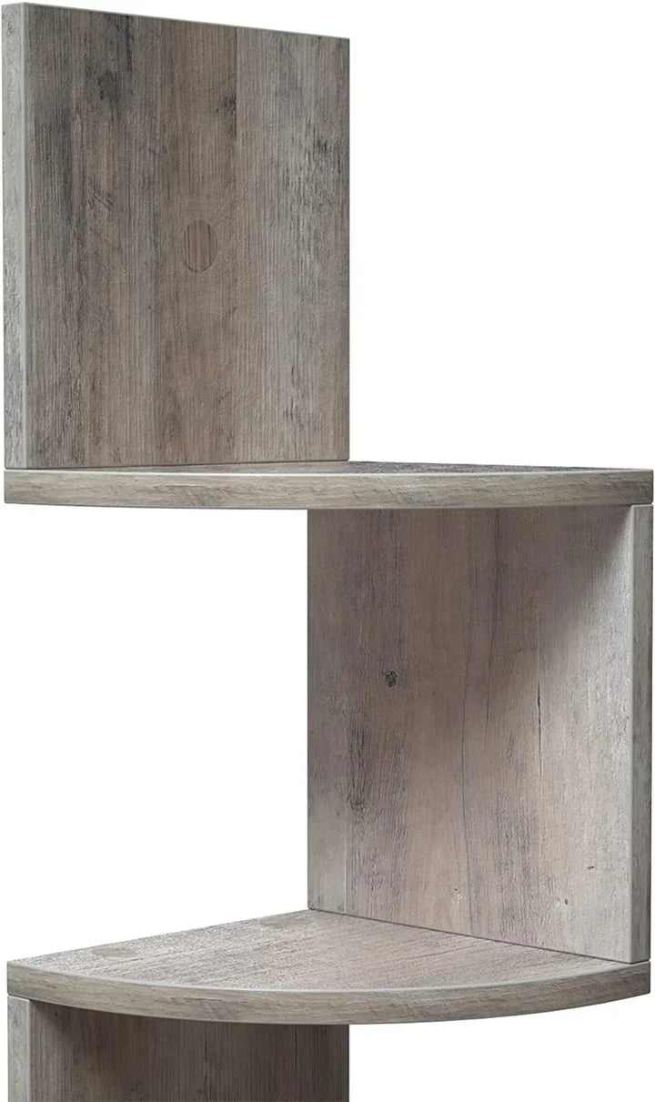 Vasagle 5-tier Floating Wall Bookshelf - Greige