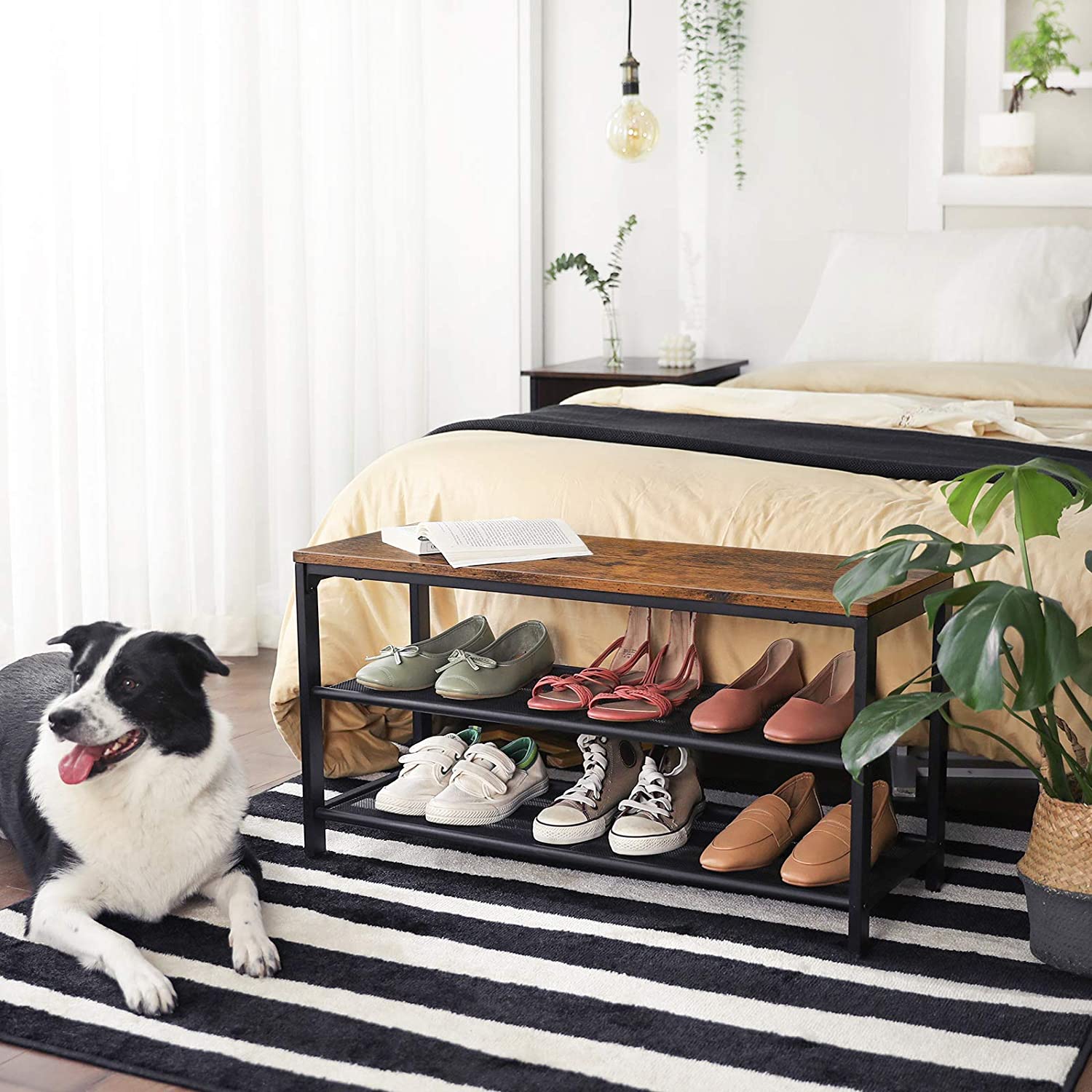 compact shoe bench