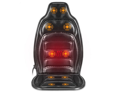 Electric Leather Back Massager Chair Cushion