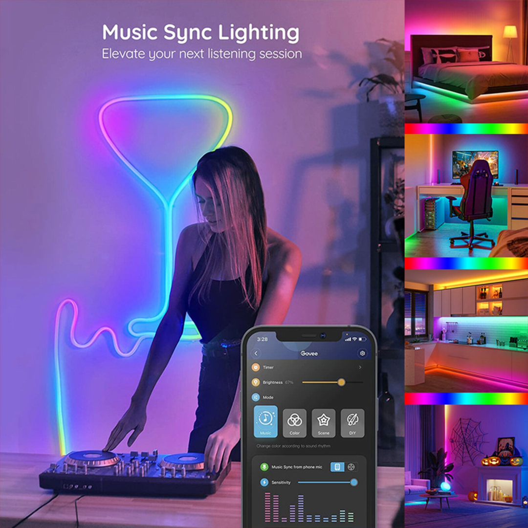 5m LED Strip Light 5050 RGB Bluetooth Control