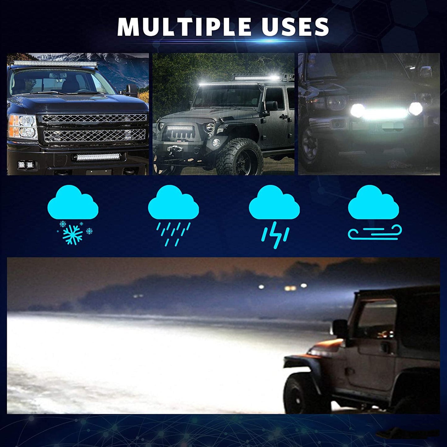 Bright off road lighting
