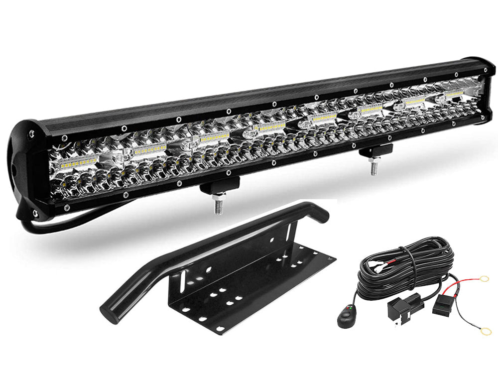 Tri row LED light