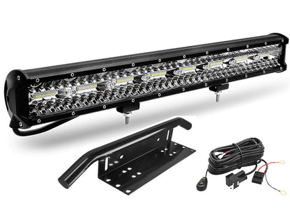 Tri row LED light