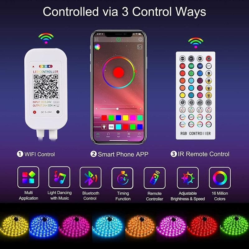 LED strip music sync