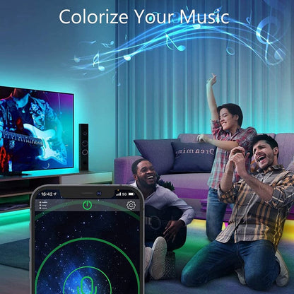 LED strip smartphone control