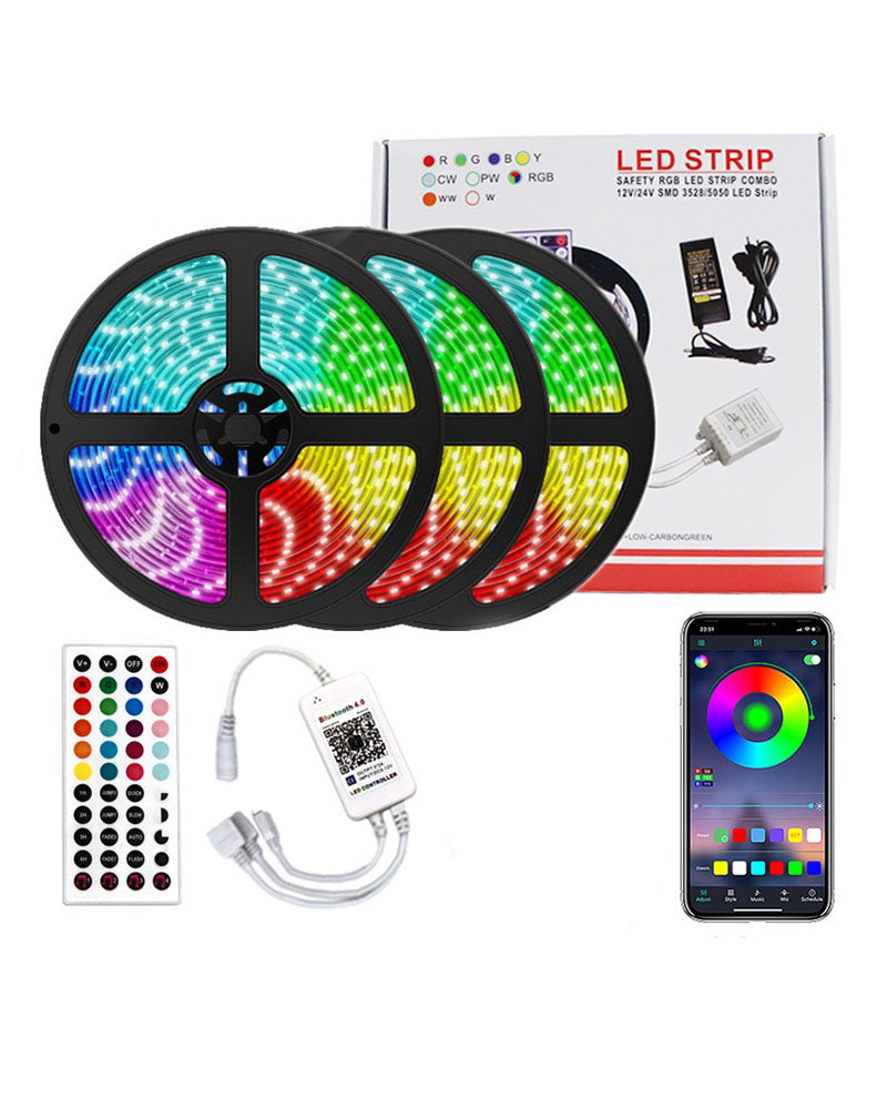 LED strip installation