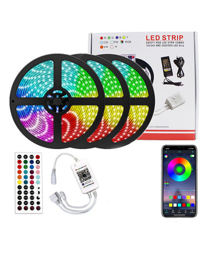 LED strip installation