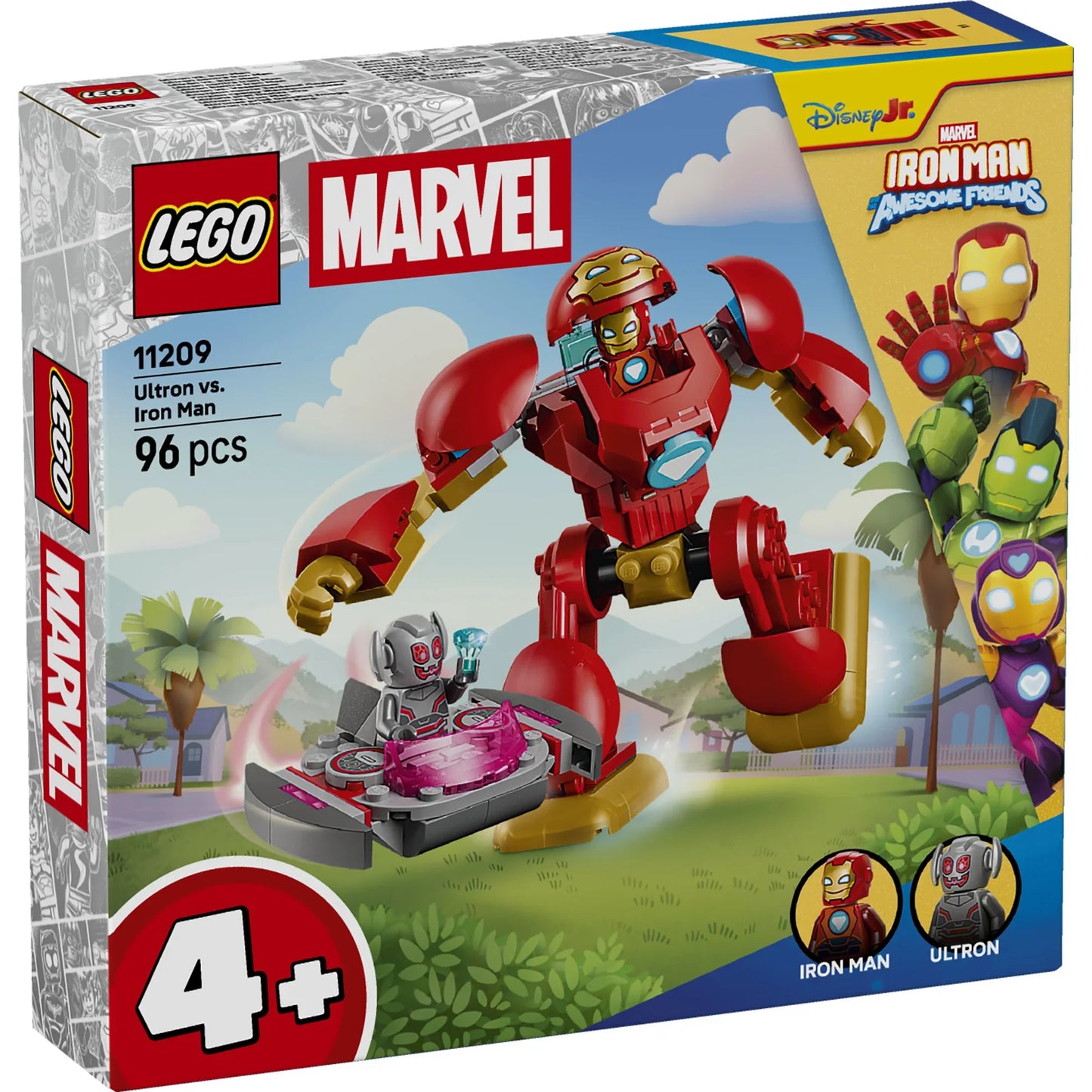 LEGO Marvel: Iron Man and His Awesome Friends Ultron vs Iron Man (11209)