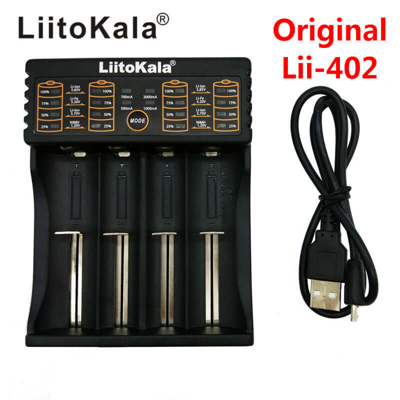 battery charger front view