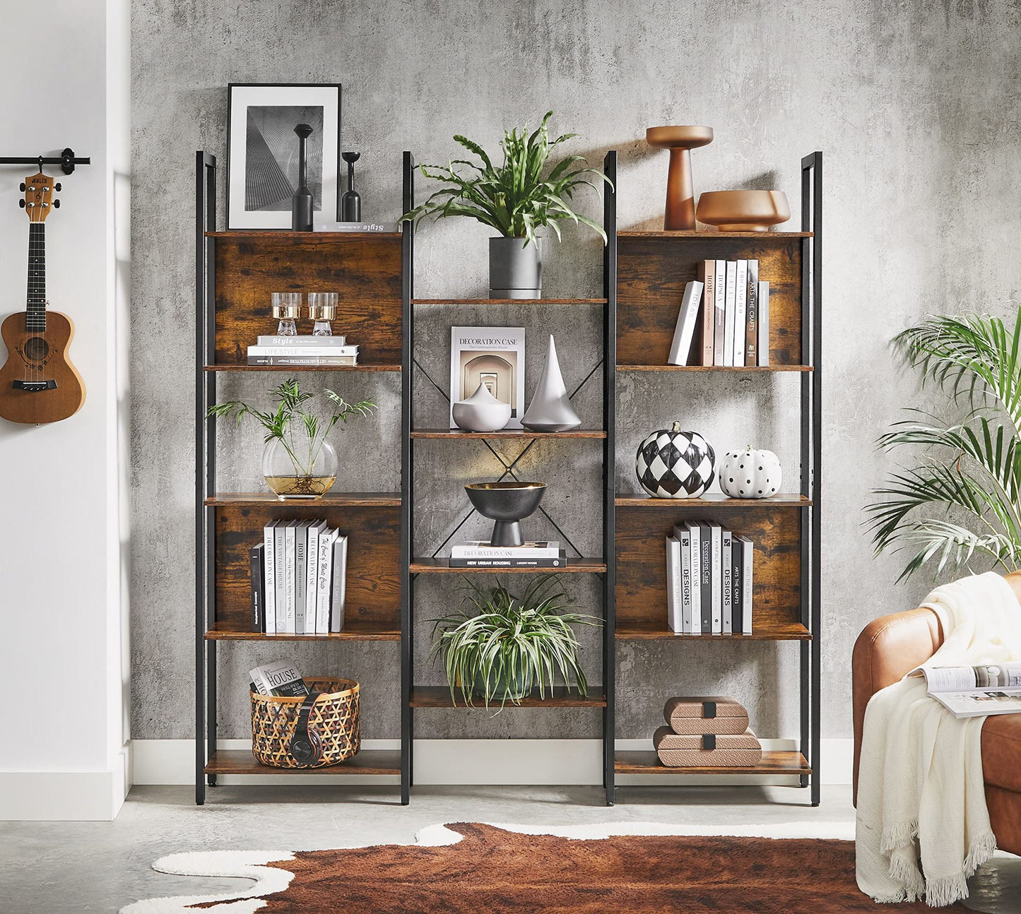 14 shelf bookcase