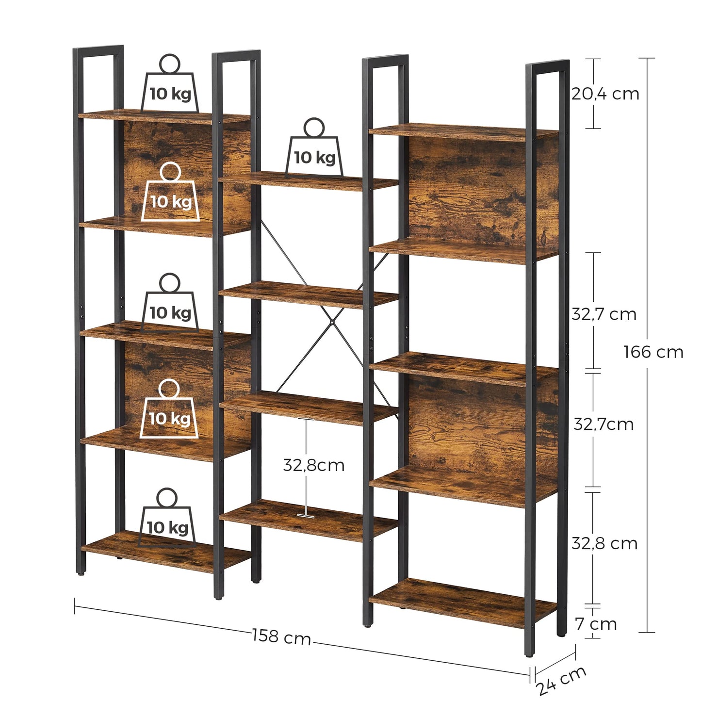 Office bookshelf unit