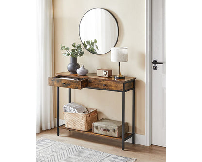 Console table adjustable legs