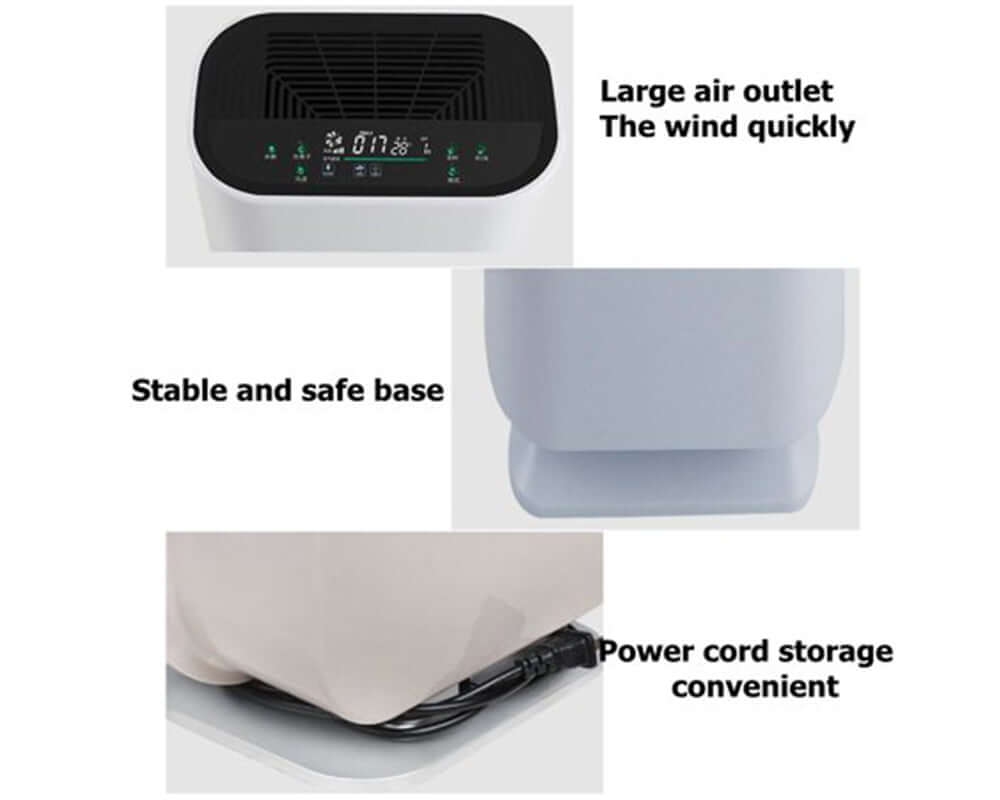 Air Purifier Ioniser Quiet Mode Hepa With Dual Filtration - The Shopsite