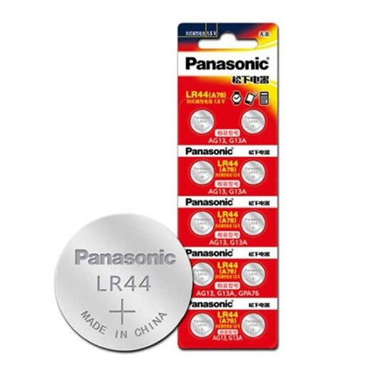 Panasonic LR44 button cell battery