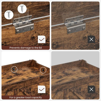 Entryway storage bench