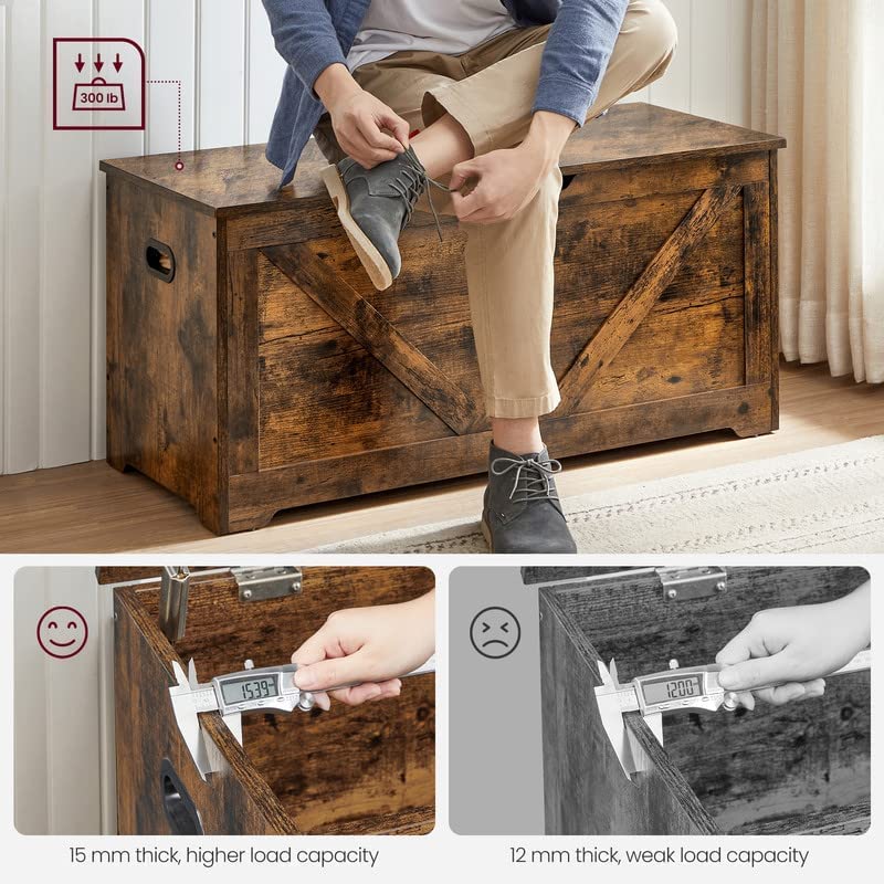 Bedroom storage bench